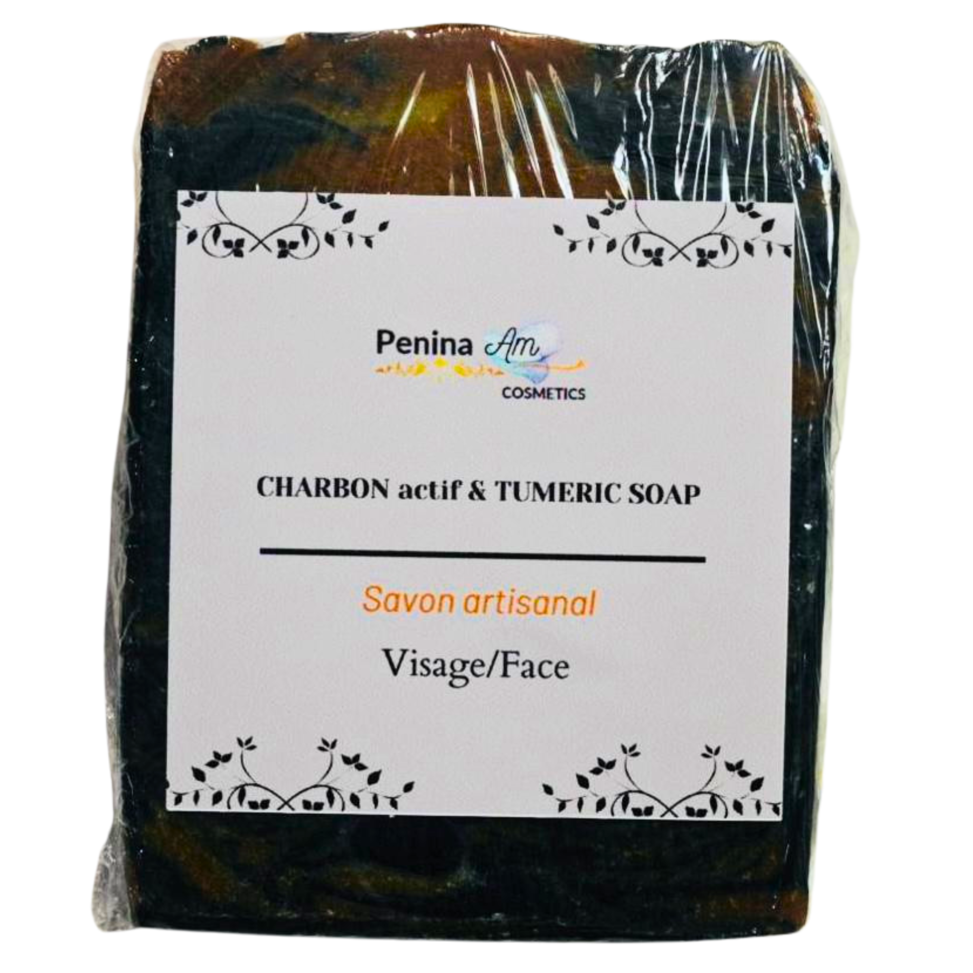 SAVON AUX CHARBON ACTIF & TURMERIC (VISAGE)