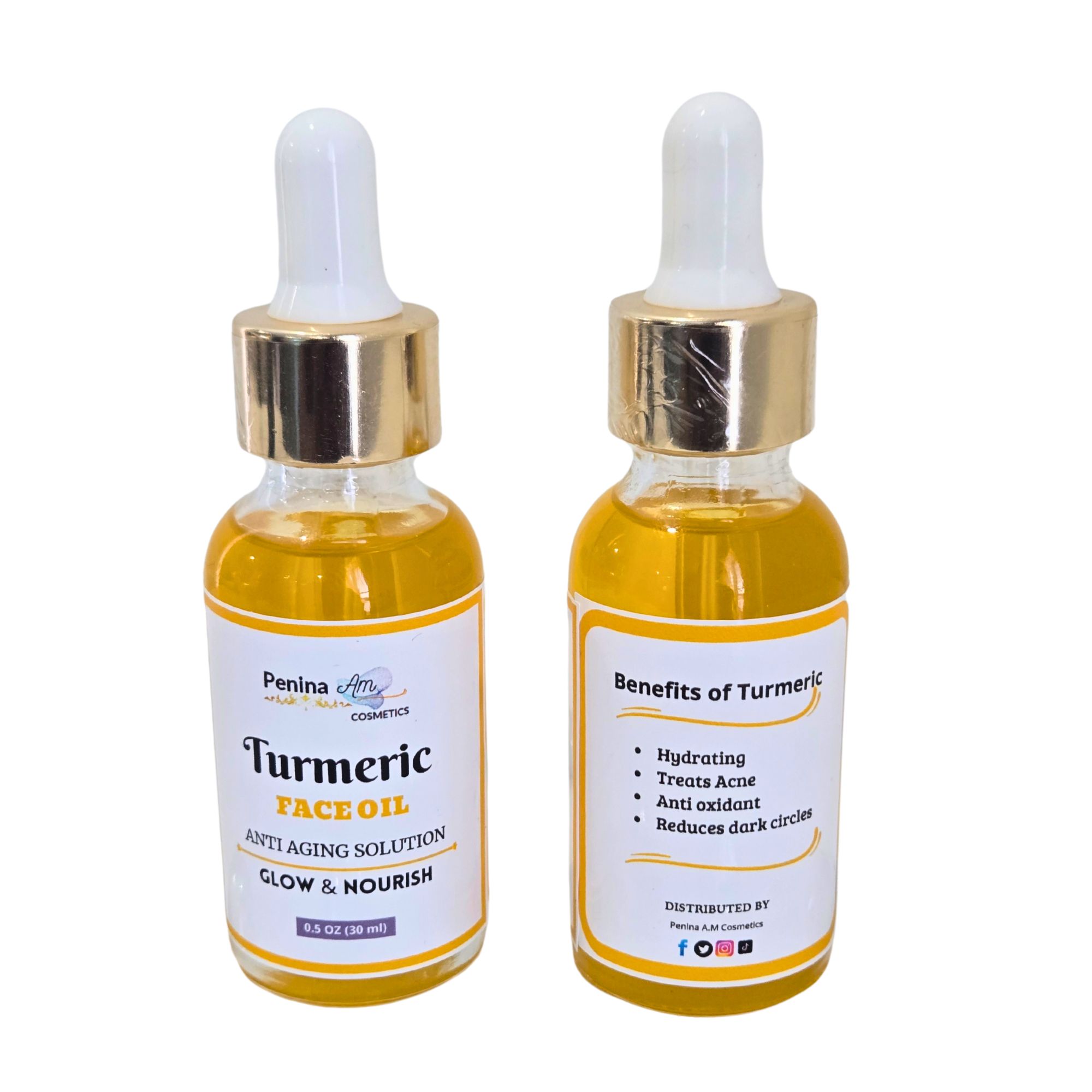 HUILE DE TURMERIC POUR VISAGE
