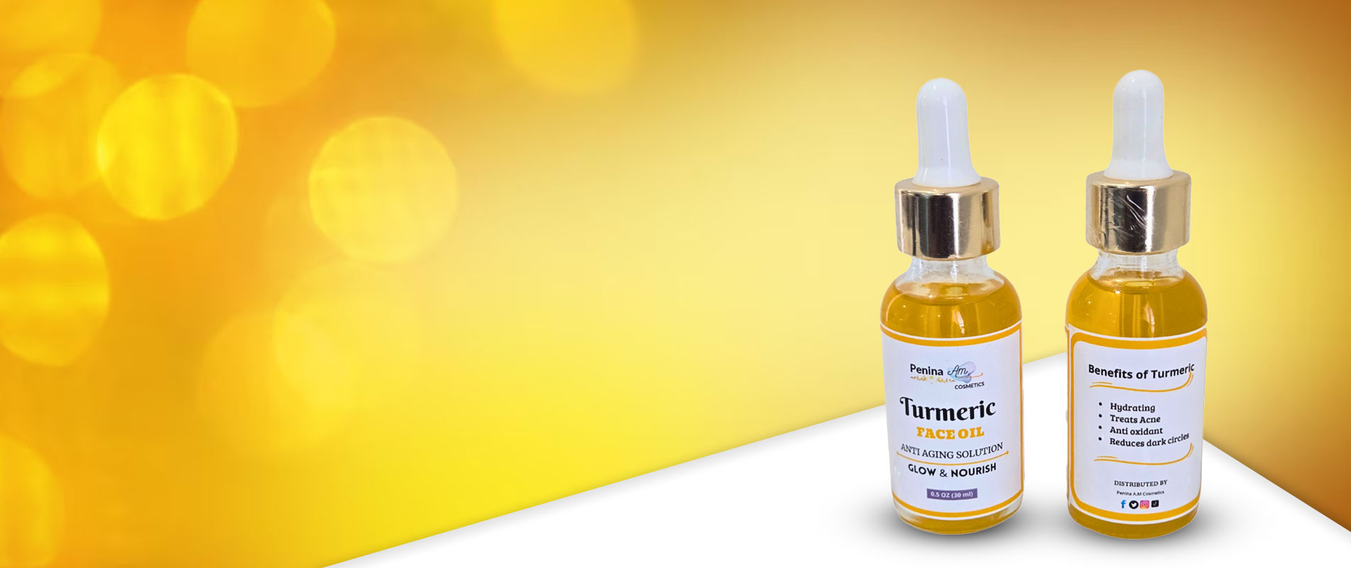 HUILE DE TURMERIC POUR VISAGE – Image 2