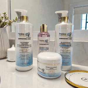 Set of 4: Queen naturel