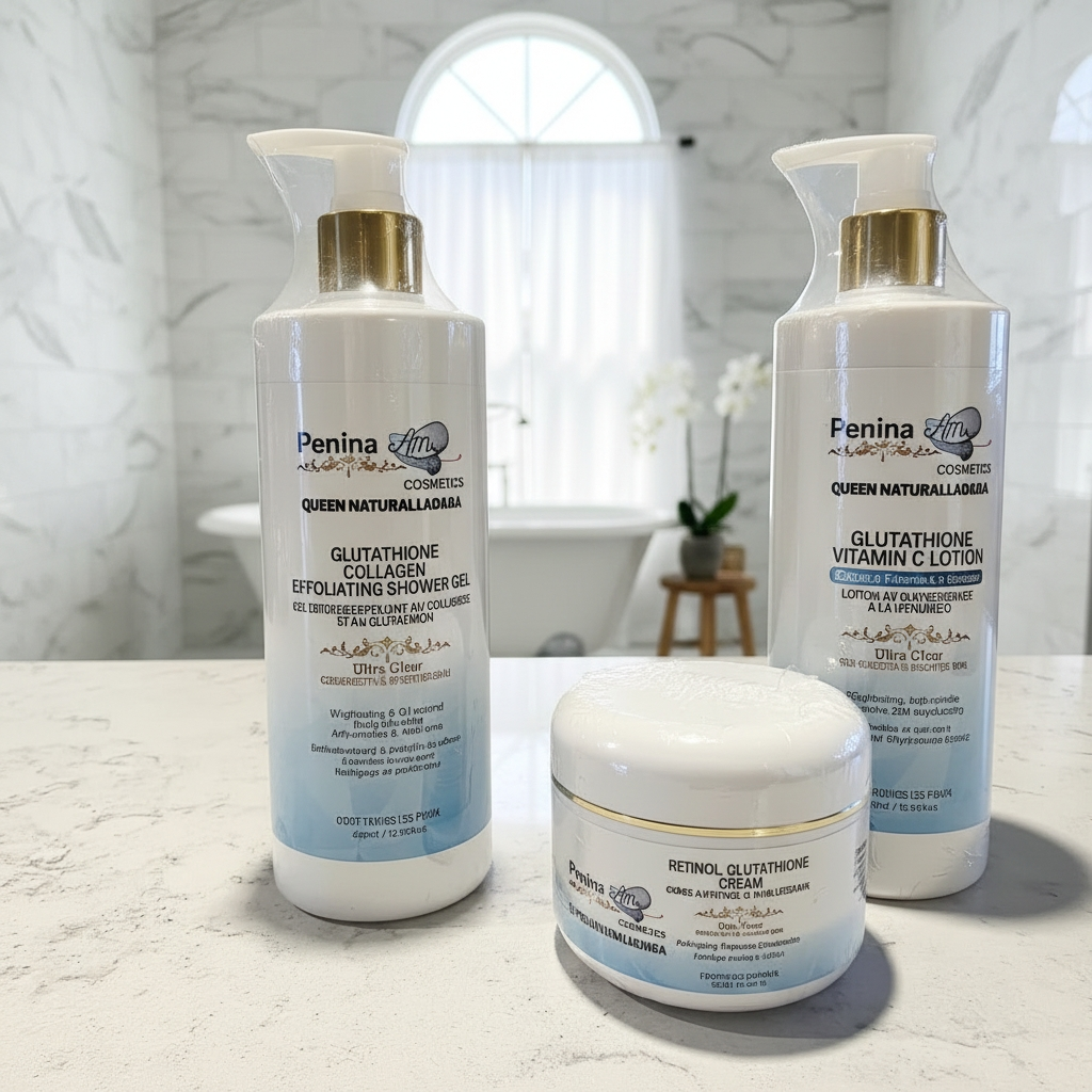 Set of 3: creme visage, lotion. Gel